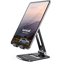 Lamicall Tablet Ständer, Verstellbare Tablet Halterung - Faltbarer Halter, Stand Dock für 2020 iPad Pro 9.7, 10.5, 12.9…