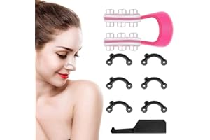 GGUFAY Set Rhinoplastik-Clips zur Nasenverkleinerung, Silikon-Rhinoplastik-Clips zum Nasenlifting, Beauty-Clips zur Nasenkorrektur, für gerade Nase