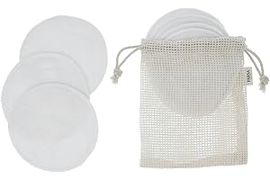 PARSA VITA PARSA Beauty Nature Love płatki czyszczące z wiskozy bambusowej – płatki do demakijażu wielokrotnego użytku, delikatne czyszczenie tylko wodą, miękkie i chłonne oczyszczanie twarzy, trwałe i przyjazne