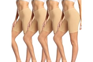 wirarpa Damskie bokserki ochronne bawełniane zapobiegające otarciom długie nogawki majtki bielizna damskie szorty chłopięce legginsy do sukienek wielopak