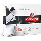Covim Caffè, Macinato Premium, macinato per Moka - confezione con 2 pacchetti sottovuoto da 250 g - Totale 500g