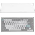 Geekria 75% Knob Keyboard Dust Cover, Clear Acrylic Keypads Cover for 84 Keys Computer Keyboard, Compatible with Keychron Q1 HE, Q1 Max, Q1 Pro, Keychron V1, V1 Max, AULA F75 Pro, F75 (Frosted)