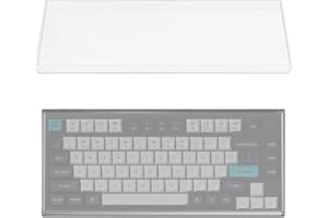 Geekria 75% Cache-poussière pour Clavier à Boutons,en Acrylique Transparent pour Clavier d'ordinateur à 84 Touches,Compatible avec Keychron Q1 HE,Q1 Max,Q1 Pro,Keychron V1,V1 Max