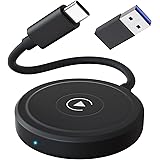 CarPlay Wireless Adapter for iPhone, Wireless CarPlay Dongle Adapter, Bluetooth CarPlay Adapter Convert Wired CarPlay to Wire
