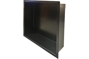 Nassboards 304 Stainless Steel Shower Niche - Wet Room Shelf Recess, Waterproof Storage - Easy Installation for Home Improvement, Bathroom Renovation - Durable, Lightweight, Pre-Built