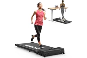 Decorcn Walking Pad, Under Desk Treadmill for Home Foldable with Remote, 2.5HP LCD Display and Bluetooth Speaker, Double Shock Absorption Ultra Slim Folding Treadmills for Home Office Use No Assembly