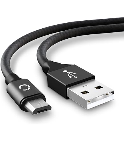 Slabo USB-C Ladekabel Für Gigaset GS110/GS190/GS195/GS290/GX290 - 1m Schwarz, USB 3.0 Mit 5Gbit/s