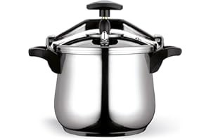 Fagor Clasica - Autocuiseur Rapide Traditionnel, Acier Inoxydable 18/10, Compatible Avec Tous Types de Cuisinières, Induction, Poignée Ergonomique, Fond Thermo-Diffuseur (10 LITRES)