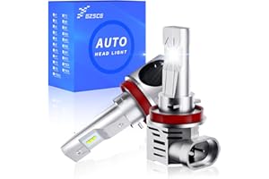 GZ5CG H11 Lampe 12V 24V H8 H9 Lampe 6000LM 50W pro Paar 6500K Weiß Ersatz für 55W H11 Halogen Lampe