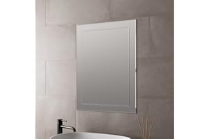 Artis Bathroom Mirror Bevelled Rectangle Frameless Wall Mounted Luxury 500 x 700mm