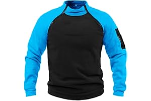 GÉNÉRIQUE Hommes Tactique Armée Polaire Pull Veste Militaire Athlétique Sport Haut Chaud Zippé Sweatshirt sans Capuche Coupe-Vent Chandails Travail Loisir