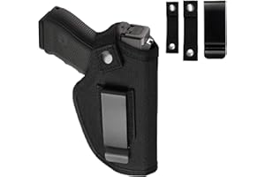 PODCASE Funda de Pistola Interior y Exterior Compatible con HK USP Compact y demás Pistolas - Valida para Pistolas compacta, subcompacta y Completa - Funda para Pistola traumatica, Defensa Personal