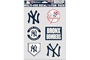 WINCRAFT New York Yankees Multi Use 6 Fan Pack