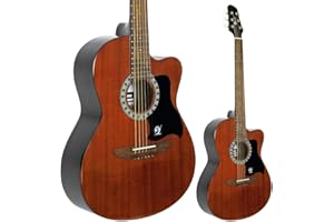 Lindo B-STOCK Mahogany Top Acoustic Guitar 931C & Free Carry Case (Minor Cosmetic Imperfections)
