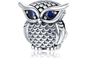 Symretie Bead Charm Ciondolo Argento Sterling 925 con Cubic Zirconia Pendenti per Pandora Braccialetti, Compatibile con Braccialetti e Collane europei Z2