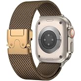 CONSTRAIN - Apple Watch Ultra 1/2/3 49mm ile Uyumlu Kordon Titanyum Kelebek Klipsli Milano Loop 121
