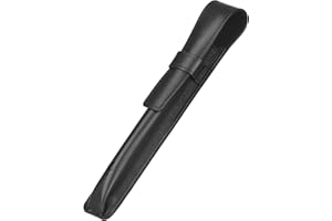 RENAISSER Daytona Étui pour stylo en cuir Nappa, porte-crayon en cuir véritable, pas de cuir artificiel, conçu pour stylos de luxe, Apple Pencil et stylets