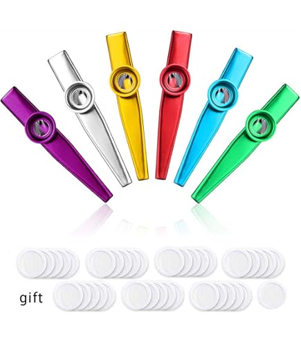 Diaphragmes De Rechange Pour Kazoo - 18 Mm Transparent - Lot De 10 Pièces - Pour Flûte Kazoo, Instruments Jouets - 12