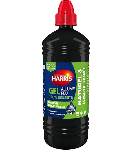 Gel Allume-feu Starwax 850ml - Pour Barbecue Et Cheminée - Sans Odeur, Sans Altération Goût - Avec Bitrex