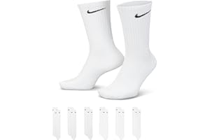 NIKE Men's U Nk Everyday Cush Crew 6pr-bd Socks