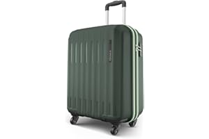 Safari Genius Alley 55cm Cabin Trolley Bag Hard Case Polypropylene, 4 Spinner Wheels, 360 Degree Wheeling Carry on Luggage, T