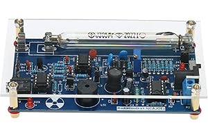 Sunydog Geigerzähler DIY Zusammengebautes Strahlungsdetektorsystem,DIY Geigerzähler Counter kit Miller Tube Tube Nuclear Radiation Detector Geiger Counter Kit Module Experimental Module
