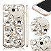 Produktbild Bling Bling Galaxy J7 2016 Hülle, MOMDAD Handmade Diamant Transparent Schutzhülle für Samsung Galaxy J7 2016 J710 Glitzer Glänzend Handyhülle [Cartoon Fuchs Fox] PC Hart Case Cover Luxus Crystal Strass Shining Handgefertigt Schutz Kratzfeste Stoßdämpfende Handy Tasche Schale Bumper - Diamond # 5