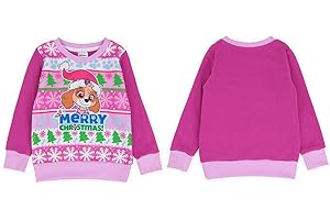 HUNTER PRICE Paw Patrol Girls Christmas Jumper Sweatshirt. (3-4 Years)