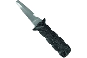 SEAC K-Jack, Tactical Dive Knife for Scuba Diving, Snorkeling and Water Sports