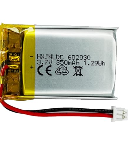 Batteria Lipo 3.7V, 3800mAh 955070 agli ioni di litio con connessione 2P-PH con passo 2,0 mm
