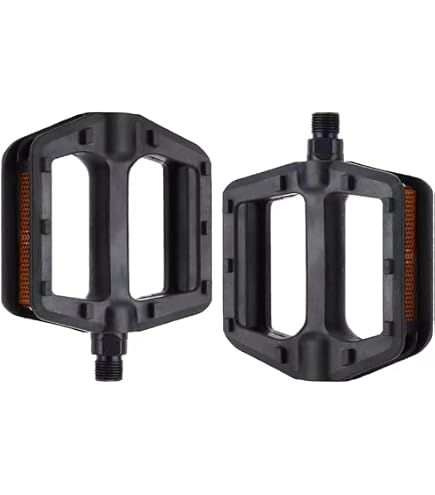 Pédales Aluminium BMX Cyclingcolors – 112x105 Mm, Axe 1/2", Avec Réflecteurs Amovibles – Paire Robuste Et Légère Pour BMX Et Vélos Enfants