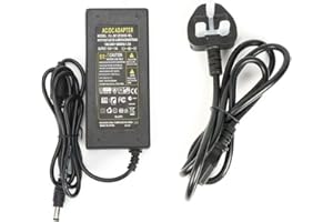 VELAIN 12V 5A 60W Power Supply Adapter,AC100-240V to DC12V Power Adapter Charger Transformer for LED Light Strip,CCTV Camera