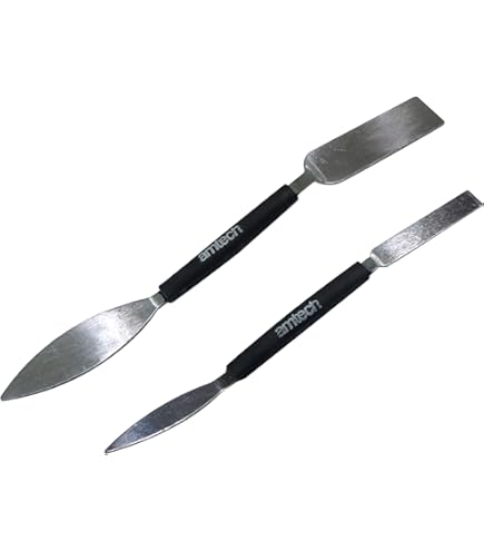Set Amtech G1855 – 2 Cazzuole Per Muratore: Grande Quadrata E Piccola A Foglia, Strumenti Per Finiture