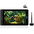 HUION Kamvas Pro 12 11.6 inch Drawing Tablet with Screen Graphics Drawing Monitor Full-Laminated Pen Display with Battery-Free Pen and Adjustable Stand 8192 Pen Pressure(GT-116)