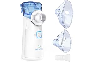 Meowyn Nebulisateur Inhalateur pour Adultes et Enfants, Aerosol Rechargeable USB-C avec Conception Portable, Facile à Utiliser et Propre, Silencieux, Atomisation Efficace pour La Maison et Les Voyages