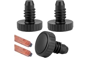 CVMGO Set of 3 Snooker Cue Butt Protectors, Cue Bottom Cover Pool Rubber Bumper Lightweight Shock Absorbing Caps Compatible with John Parris Peradon Britannia Master Woods Powerglide Accessories