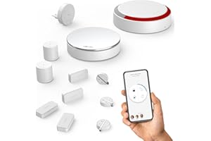 Somfy 1875273 - Home Alarm Plus Integral | Alarme Maison avec détecteurs de Mouvement et d’Ouverture additionnels | Somfy Protect | Compatible avec Amazon Alexa, l’Assistant Google et Tahoma