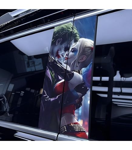 2 Adesivi Auto In Vinile HD - Impermeabili, Antigraffio, Design A-01 Per Colonne, Personalizzazione Auto - Foto 7