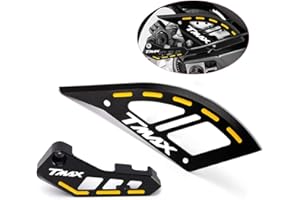 Velospeed Per Yamaha Tmax 560 Tech Max Tmax 530 SX DX Tutti gli anni Moto Pinze Freno Staffe Disco Freno Posteriore Rotore Guard tmax530 tmax560 techmax Accessori (nero)