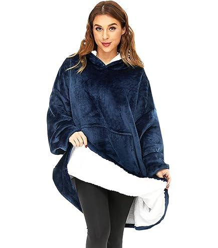 COPERTA PLAID TV in Morbido pile Con MANICHE Soffice e Vellutato Beige
