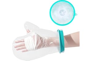 Anrbb Protection Plâtre Main et Bras Étanche, Housse Réutilisable en pour Douche, Bain, Natation, Confortable et Sans Latex, Pour Adultes et Enfants, Protection Plâtre Douche, Protections Pour Plâtre