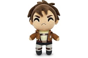 Youtooz Chibi Eren pluszowy 23 cm, kolekcjonerski, miękki pluszowy Eren Yeager z Attack on Titan from Attack on Titan Anime - Youtooz Plush Collection