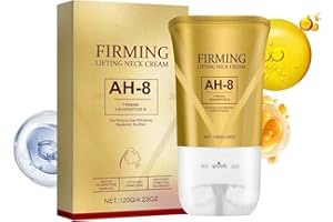 HQDA AH-8 Firming Lifting Neck Cream - Anti-Aging, Tightening & Hydrating Cream for Saggy Skin, Reduces Wrinkles, Fine Lines & Double Chin (AH-8)