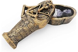 Kocris Casa Egitto Mummia Acquario Decorazioni Terrario Ornamento Antico Egitto Decor Bara Pesce Rettile Tartaruga Serbatoio Decorazione Bronzo