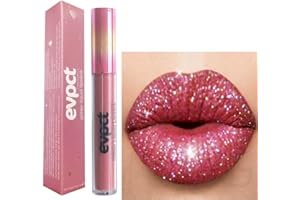 ALLBESTAYE Allbesta 15 Farben Matte Glitzer Lippenstift Metallic Pearl Lipgloss Wasserdicht Dauerhaft