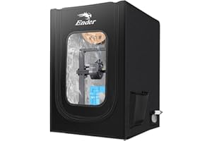 Creality Caja de impresora 3D con interfaz de ventilación (kit de escape no incluido), Funda protectora para Ender 3/3 Pro / 3 V2 / 3 V3 SE / 3V3 KE / 3V2 Neo/ 5 Pro / CR10 SE / K1 Max, 55x65x75cm