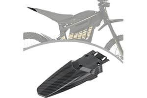 RUNFARR Motorcycle Rear Mudguard,Rear Fender Seat Cover Cowl Seat Fairing Tail Cover for Talaria Sting MX3/MX4/MX5-Carbon Fiber Pattern