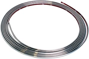 EUFAB 30183 Universal Chrome Trim 3.65 x 3.5 mm