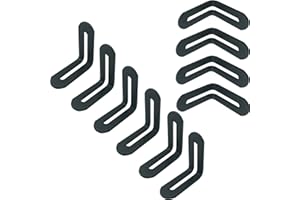 PEZEEU Staffe Angolari Regolabile Parentesi Angolare - 10PCS 48x48x2,9 mm 90 Gradi Supporti Angolo Retto in Acciaio Inox Squadrette per Mensola Squadrette Angolar a Forma di L per Mobili,Sedie, libreria