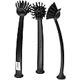 IKEA RINNIG Dish Brush Dark Grey - Set of 3